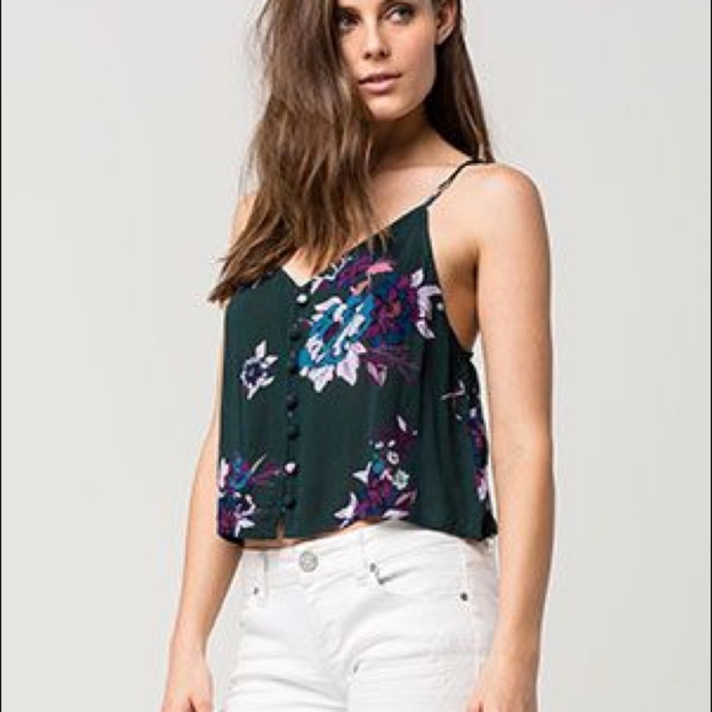 NWOT PATRONS OF PEACE Summer Flowy Tank Top